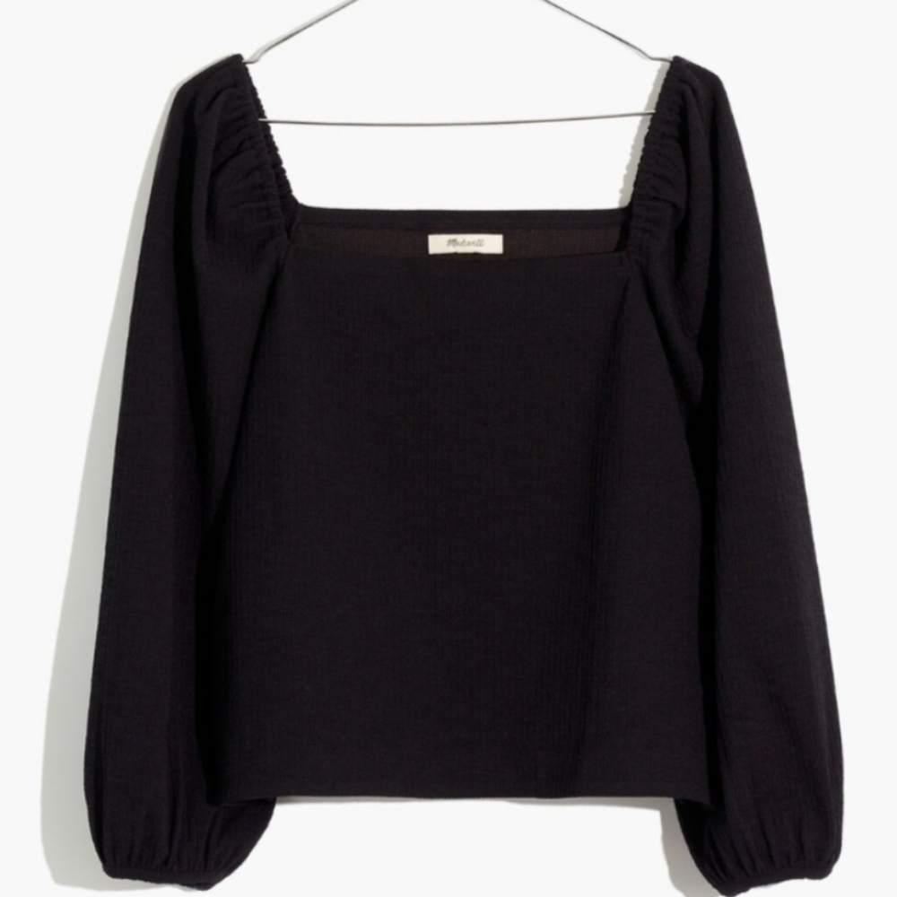 Madewell | Crepe Square Neck Top